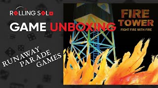 Fire Tower amp Rising Flames Expansion  Game Unboxing [upl. by Andrej]