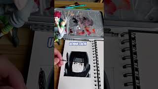 Drawing Eye Of Itachi naruto anime shorts drawing [upl. by Noseaj900]