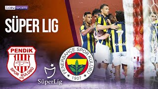 Pendikspor vs Fenerbahce  SÜPER LIG HIGHLIGHTS  10292023  beIN SPORTS USA [upl. by Iur]