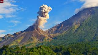 Sep 26 2024 Eruption from Santiaguito Lava Dome Complex Santa Maria Volcano [upl. by Rhtaeh]