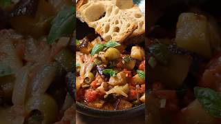 Eggplant Season Lets make Caponata eggplant cookingathome easyrecipes fallrecipes [upl. by Strickler]