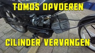 Tomos opvoeren  Cilinder vervangen  tomos cylinder removal [upl. by Horvitz293]