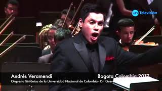 Andrés Veramendi  quotNessun Dormaquot  G Puccini  Bogota  2017 [upl. by Krever559]