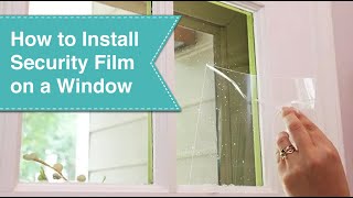 Installing Security Film [upl. by Gabriello]