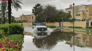 Dubaï inondée par de fortes pluies  AFP Images [upl. by Isbella]