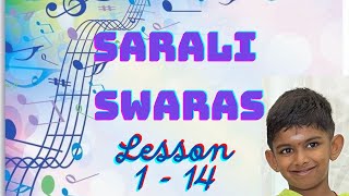 Sarali Varisai  1  14 All three speeds carnaticmusic kids learning song [upl. by Beka]