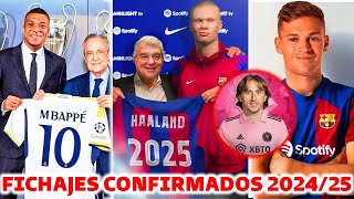 🚨LOS FICHAJES YA CONFIRMADOS PARA LA PROXIMA TEMPORADA 202425 [upl. by Ellimahs]