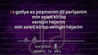 karaoke rebeno lo dilo alis yaşar music karaoke [upl. by Dnomed]