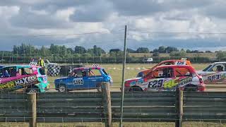 Evesham Autograss Club J Saloon Final Red Flag 8th September 2024 [upl. by Eiznekcam681]