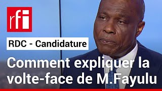 RDC  Martin Fayulu candidat surprise à l’élection présidentielle • RFI [upl. by Asenav]