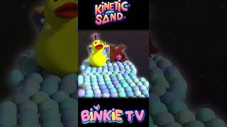 Bowling Ball Alphabet And Fruits Adventure in Kinetic Sand Binkie TV alphabetadventure [upl. by Larkins]