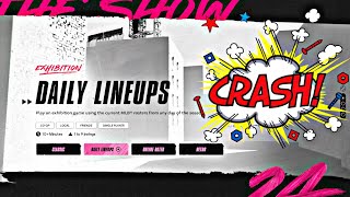 Daily Lineups makes MLB the Show 24 Crash [upl. by Onstad45]