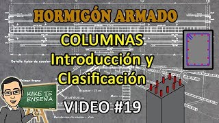 CURSO HORMIGON ARMADO  COLUMNAS INTRODUCCIÓN Y CLASIFICACIÓN  VIDEO 19 [upl. by Fisk211]