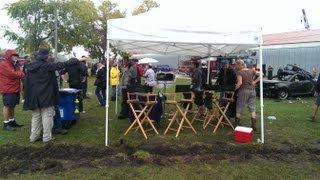 Chicago Fire Filming at the Illinois Railway Museum Clip 1 [upl. by Linnette]