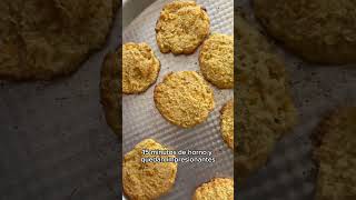 GALLETITAS DE COCO Y NARANJA 🥥🍊 galletas receta chango parati [upl. by Langham134]