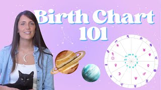 How to Interpret Your Astrology Birth Chart  Read Your Natal Chart for Beginners [upl. by Valley881]