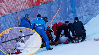 Olympic skier Aleksandar Aamodt Kilde airlifted to hospital after horror crash in worrying scenes [upl. by Sauers]