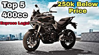 Top 5 Expressway Legal 400cc Motorbikes 250k Pesos Below Price [upl. by Budge]