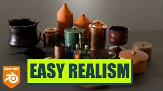 Realistic Materials Are Easy In Blender [upl. by Igiul]