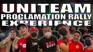 VIP TREATMENT SA UNITEAM PROCLAMATION RALLY ThinkingPinoyPH TEAMBNKTV SangkayJanjan [upl. by Oznarol]