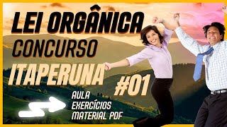 Concurso Itaperuna Lei Orgânica de Itaperuna RJ 01 [upl. by Eitteb158]