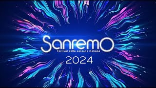 Sanremo 2024  Canzoni Lyricstesti [upl. by Tabbie324]