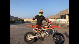 KTM 125 XCW 2019 BRUTAL ACCELERATION [upl. by Rossi]