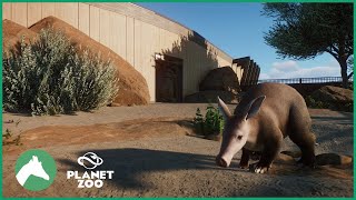 Aardvark Habitat  Small Mammal House  Elm Hill City Zoo  Planet Zoo [upl. by Lucey263]