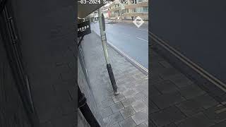 Ferrari crashes into bike racks in Norwich [upl. by Dallis561]