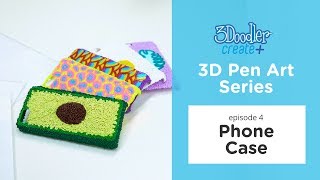 3D Pen PHONE CASE Tutorial 2018 [upl. by Burd548]