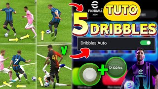 Comment Dribbler sur eFootball 2024 mobile  Faire des Dribbles sur eFootball 2024 Pes 2024 mobile [upl. by Ylaek]