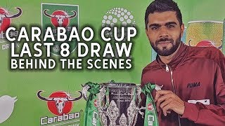 Behind The Scenes  Carabao Cup Quarter Final Draw  VLOG [upl. by Swen]