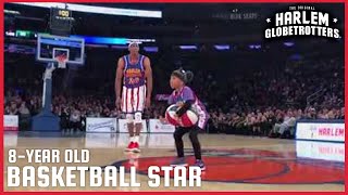 8year Old WOWS on the Court  Harlem Globetrotters [upl. by Byrd]