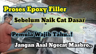 Cara Aplikasikan Epoxy Filler Yang Benar  Info Lengkap amp Thinner yang Digunakan [upl. by Edithe]