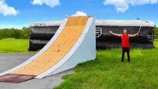 I Built a Mega Ramp in my Backyard [upl. by Drue]