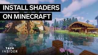 How To Install Shaders On Minecraft PC 2021 [upl. by Shult]