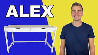 IKEA ALEX DESK HACK  DIY Double Desk With Ikea Alex Drawers [upl. by Groot]