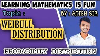 Weibull distribution Mean amp Variance [upl. by Lorusso825]