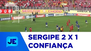 Sergipe vence de virada o clássico maior contra o Confiança  JE [upl. by Philander]