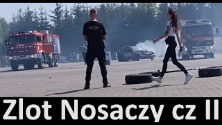 Zawody samochodowe na czas w kręceniu ósemek 🔥 Zlot Nosaczy cz II [upl. by Eimaral]