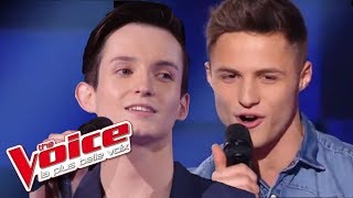 JeanJacques Goldman – Je te donne  Louis Jelmini VS Sacha Perez  The Voice France 2016  Battle [upl. by Irrol]