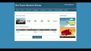 Bus Ticket Booking System  PHP and MySQL Project Source Code  PHP MySQL CRUD Project [upl. by Silvia]