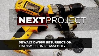 Dewalt Cordless Drill Transmission Rebuild  The Next Project [upl. by Amorita233]