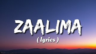 Zaalima  Raees   LYRICS   7booms [upl. by Correy]