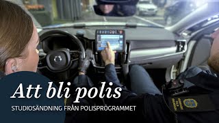 Att bli polis – digital informationsträff i samarbete med Polismyndigheten [upl. by Ecirtaemed309]