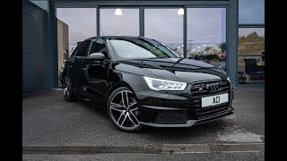 2017 67 AUDI S1 COMPETITION MANUAL 20 PETROL BRILLIANT BLACK [upl. by Enaile752]