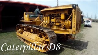 1948 Caterpillar D8 First Start 2012 [upl. by Nylirem432]