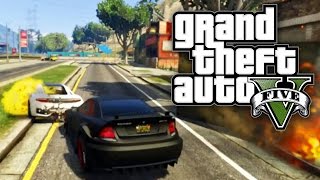 GTA 5 Online  CAR CHASES TANK BATTLES amp NO SCOPES GTA V Online [upl. by Rowney]