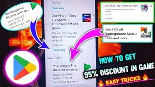 Google Play Store 95 Discount Offer  How To Get Play Store 95 off Coupon  PlayStore 95 discount [upl. by Licastro614]