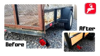 Trailer Restoration  Repairing and Restoring My Old Trailer  With TimeLapse [upl. by Attenor]